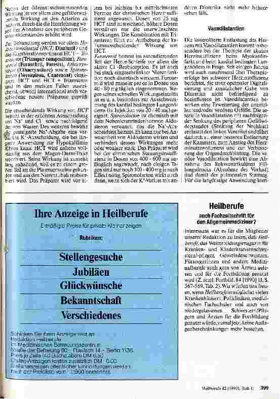 Vorschauseite 2: Die chronische Herzinsuffizienz und ihre medikamentöse Behandlung