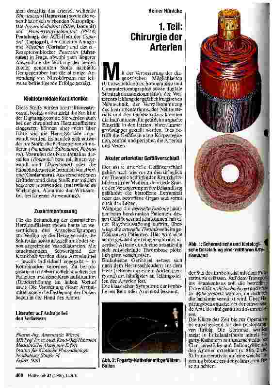 Vorschauseite 3: Die chronische Herzinsuffizienz und ihre medikamentöse Behandlung