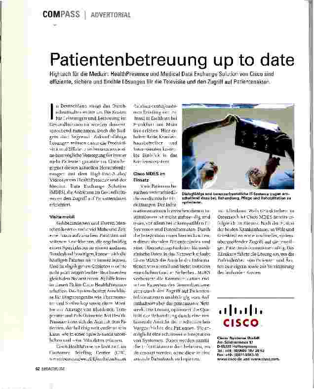Vorschauseite 1: Patientenbetreuung up to date