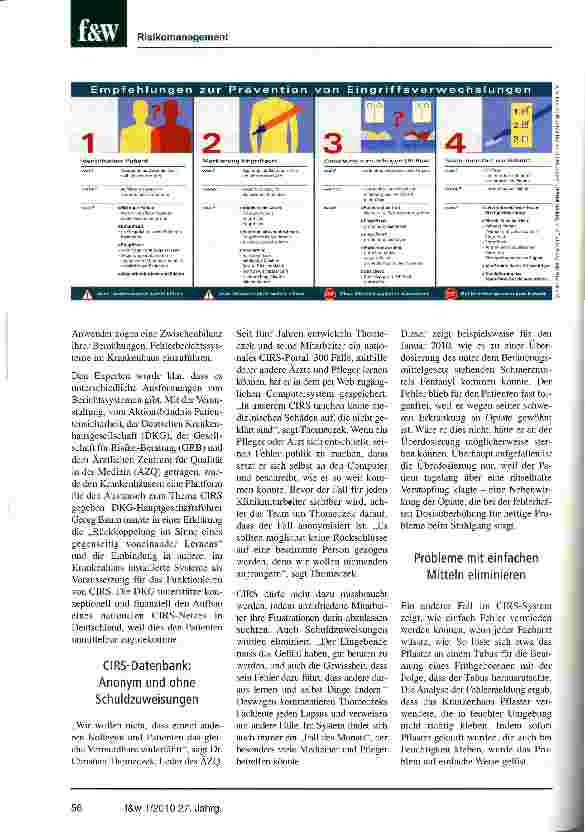Vorschauseite 3: Fehler sind menschlich, sie zu wiederholen nicht