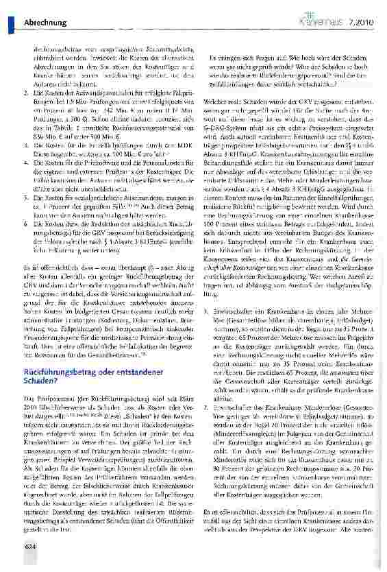 Vorschauseite 4: Abrechnungsbetrug der Krankenhäuser?