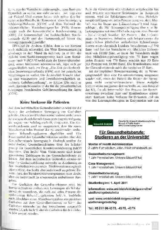 Vorschauseite 2: Cash-back statt Vorkasse