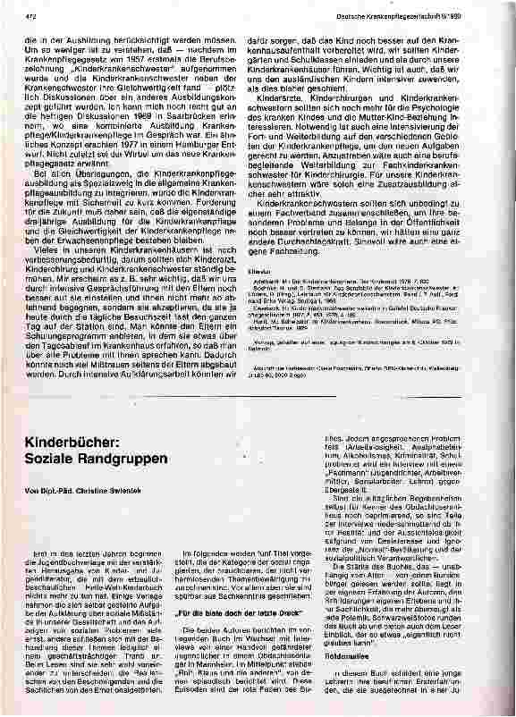 Vorschauseite 2: Kinderkrankenschwester ohne Kinderarzt Kinderkrankenschwester ohne Kinderchirurg