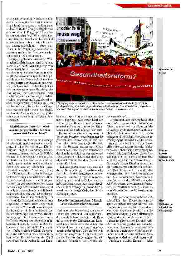 Vorschauseite 2: Das bringt Fischers abgespeckte Reform den Kliniken konkret