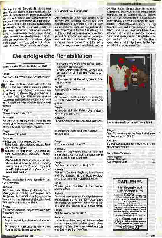 Vorschauseite 2: Level der kognitiven Funktion Schädel-Hirn-Verletzter - Version Burgau -