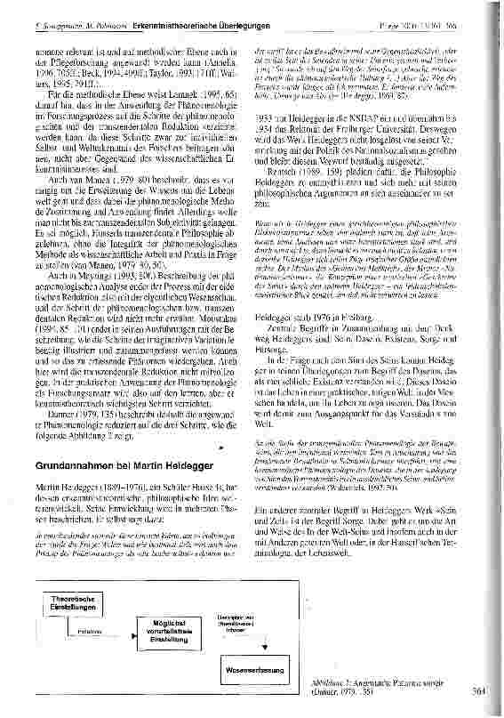 Vorschauseite 4: Erkenntnistheoretische Überlegungen zur phänomenologischen Pflegeforschung