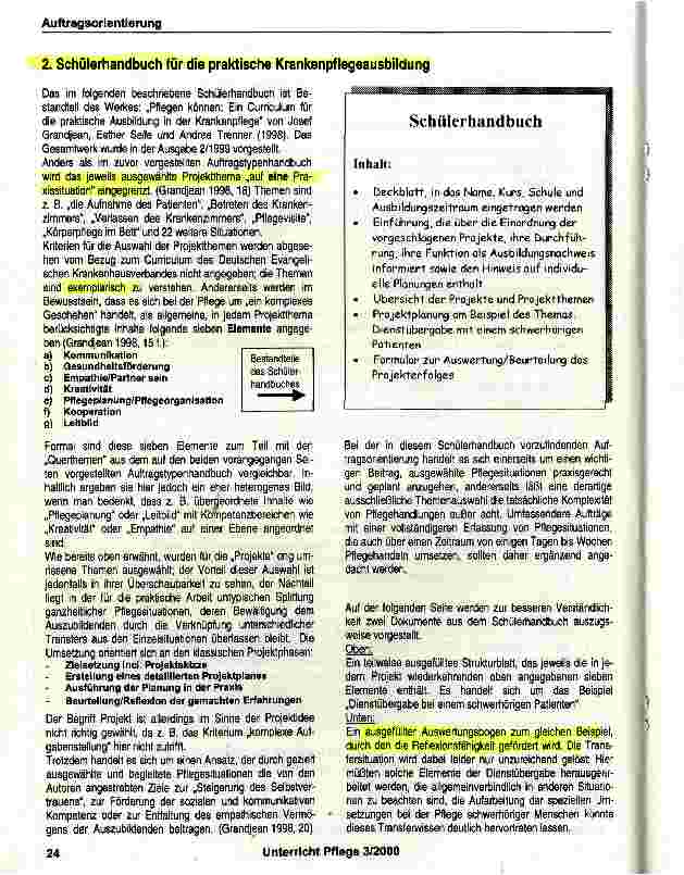 Vorschauseite 4: Auftragsorientierung - lernortübergreifendes Element der Lernortkooperation