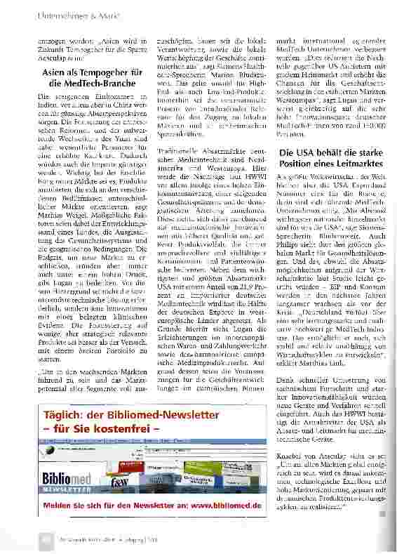 Vorschauseite 3: Mit den Einkommen steigen die Absatzperspektiven