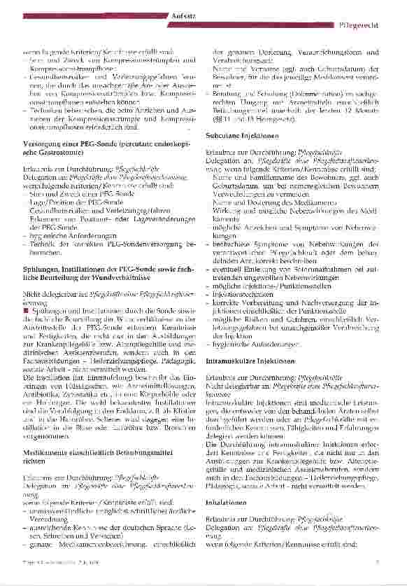 Vorschauseite 4: Rechtssicherheit in der Behandlungspflege in Komplexeinrichtungen