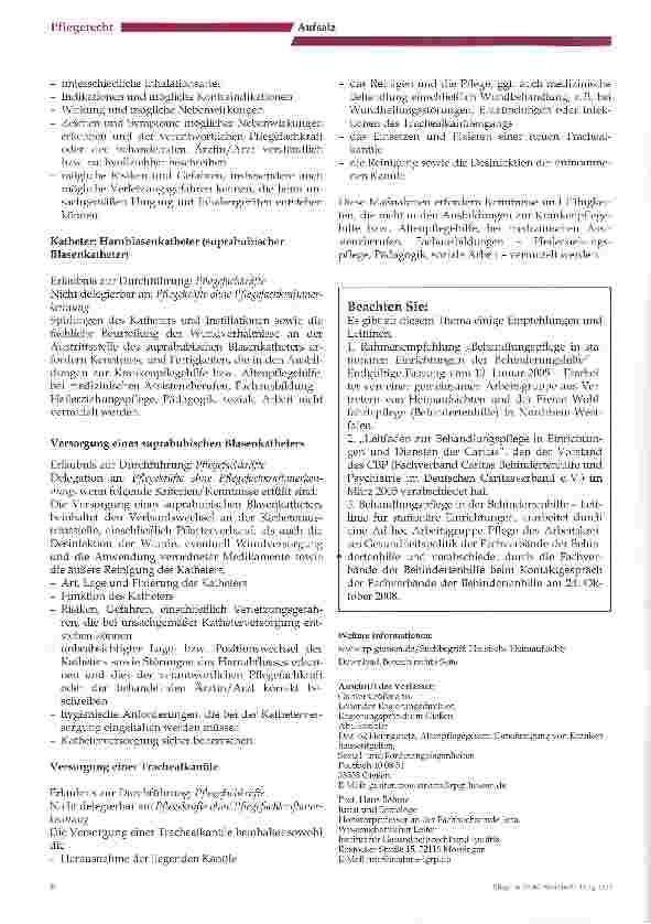 Vorschauseite 5: Rechtssicherheit in der Behandlungspflege in Komplexeinrichtungen