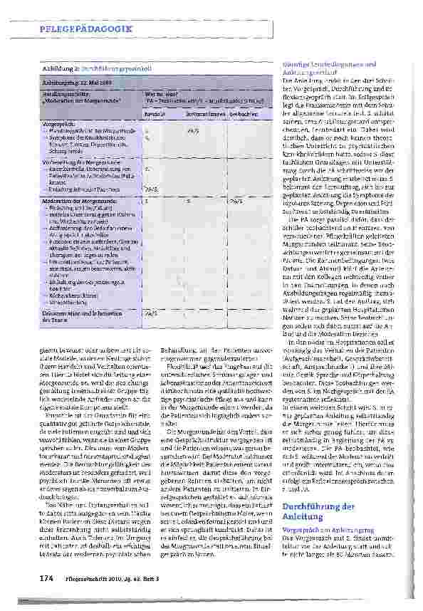 Vorschauseite 3: Gesprächsführung in der psychiatrischen Abteilung