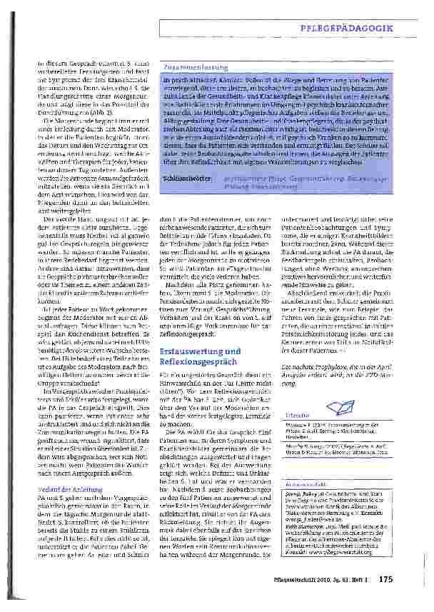 Vorschauseite 4: Gesprächsführung in der psychiatrischen Abteilung