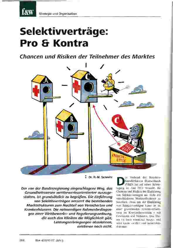 Vorschauseite 1: Selektivverträge: Pro & Kontra