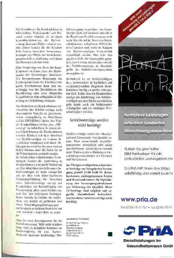 Vorschauseite 4: Selektivverträge: Pro & Kontra