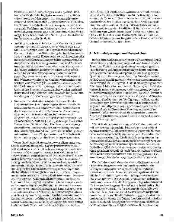 Vorschauseite 6: QISA-Das Qualitätsindikatorensystem für die ambulante Versorgung