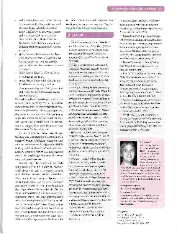 Vorschauseite 5: Gesundheitsförderung von Pflegekräften