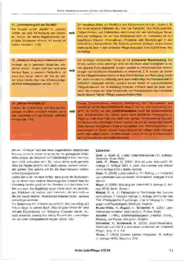 Vorschauseite 5: Arbeitsweise unseres Gehirns und Unterrichtsgestaltung