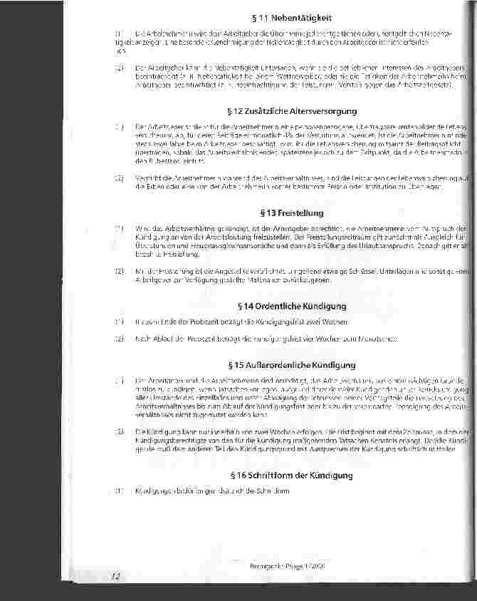 Vorschauseite 5: Arbeitsvertrag ohne Tarifvertrag