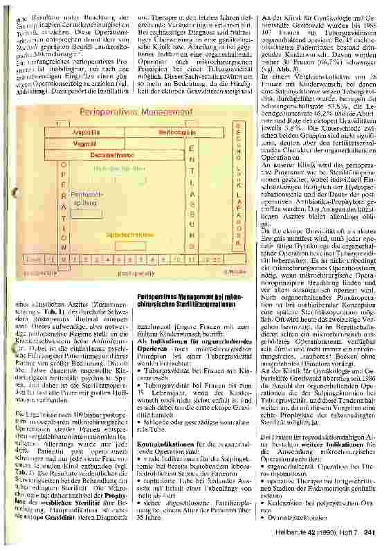 Vorschauseite 2: Mikrochirurgie in der Gynäkologie - Möglichkeiten und Grenzen