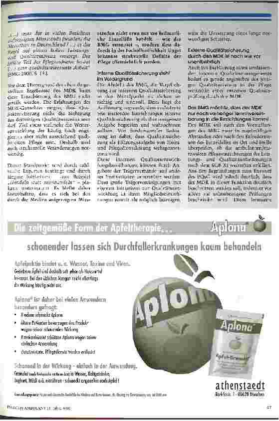 Vorschauseite 5: Korrekturbedarf Pflege-Qualitätssicherungsgesetz (PQSG)