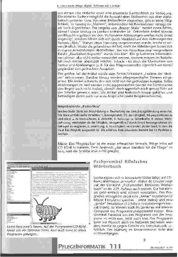 Vorschauseite 3: Pflege digital. Software auf CD-ROM