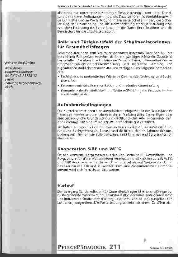 Vorschauseite 2: NDS Schulmeditation für Gesundheitsfragen
