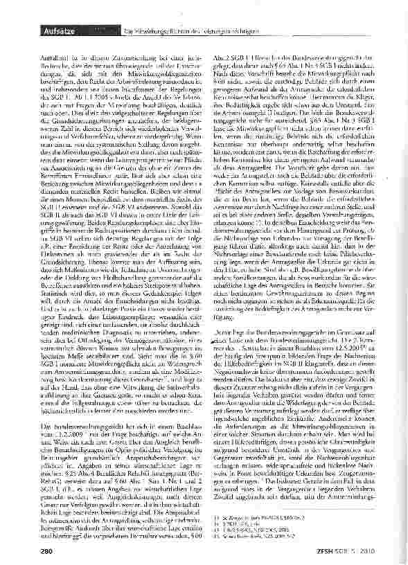 Vorschauseite 3: Die Mitwirkungspflichten des Leistungsberechtigten nach §§60 ff. SGBI