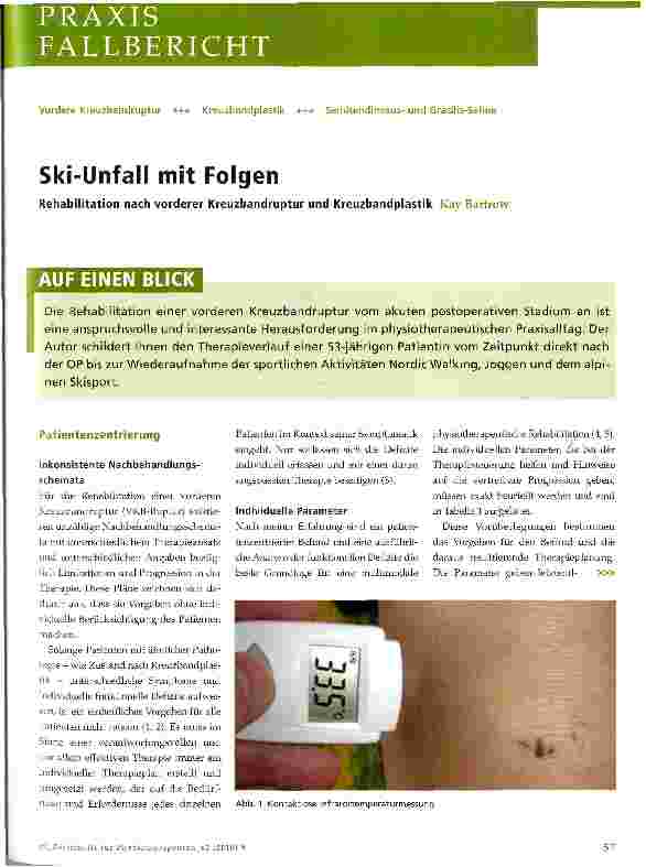 Vorschauseite 1: Ski-Unfall mit Folgen