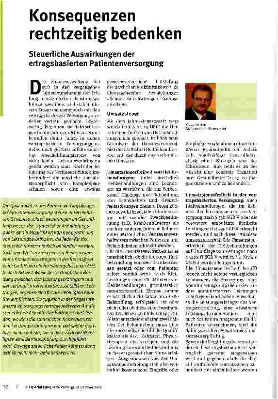 Vorschauseite 1: Konsequenzen rechtzeitig bedenken
