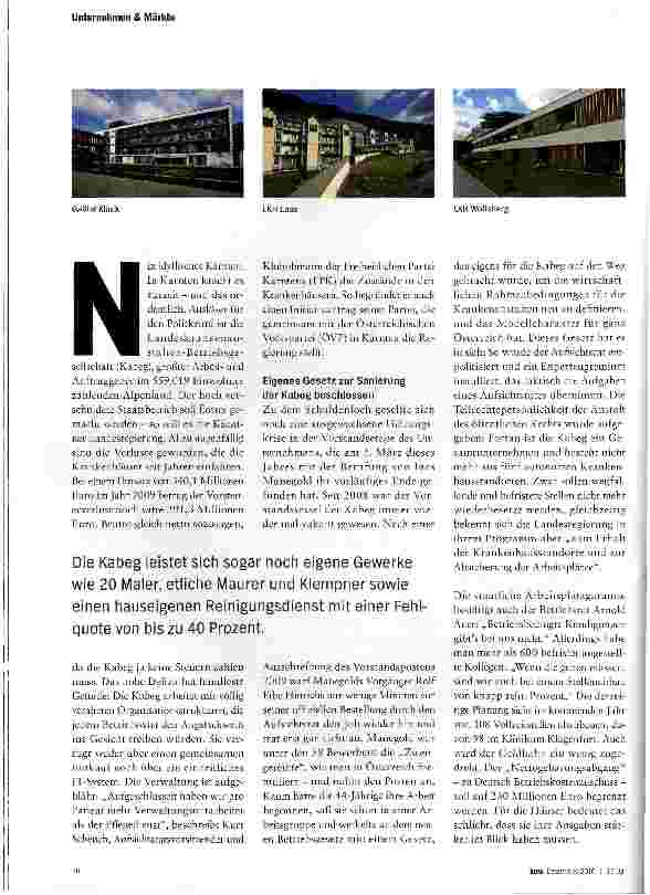Vorschauseite 3: MANAGERIN DES JAHRES 2010 INES MANEGOLD