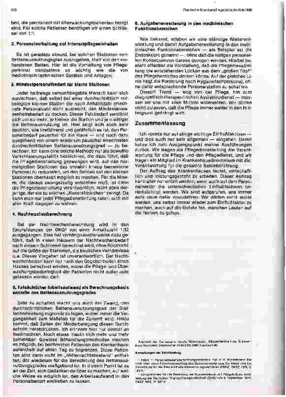 Vorschauseite 3: Einflußfaktoren auf die Stellenbedarfsplanung des Pflegedienstes