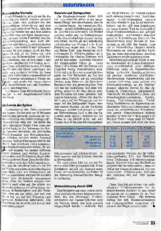 Vorschauseite 2: Honorarempfehlungen für freiberuflich Tätige Selbständigerwerbende - ein Potential