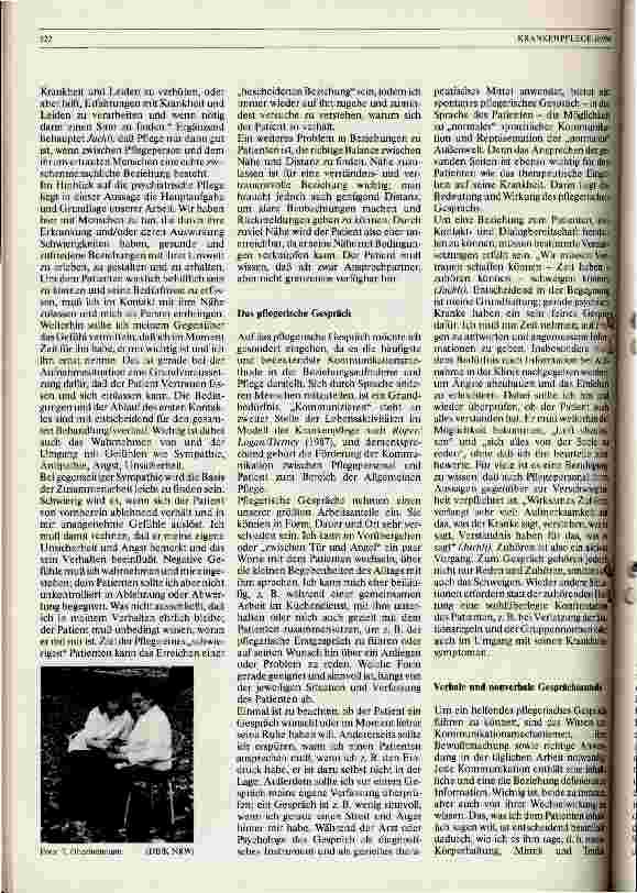 Vorschauseite 2: Die pflegerische Beziehung in der Psychiatrie