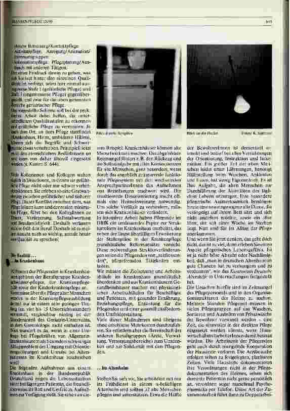 Vorschauseite 4: Pflegebedarf in der Altenpflege