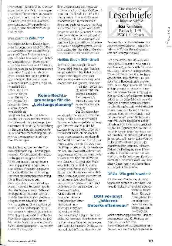 Vorschauseite 3: Auslaufmodell Krankenhaus?