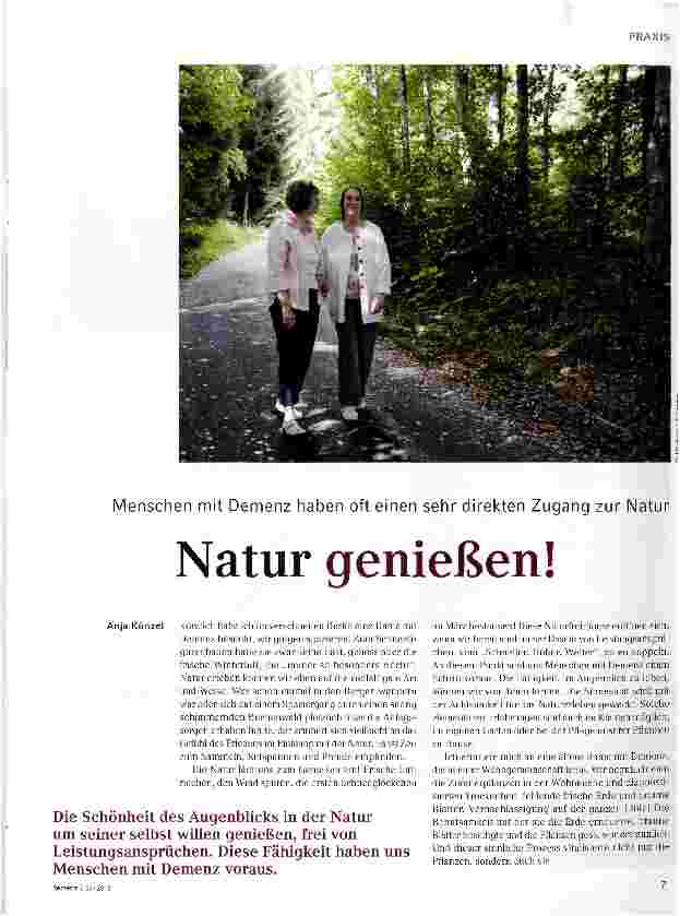 Vorschauseite 1: Natur genießen!