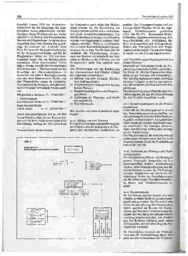 Vorschauseite 3: Projektbezogene Organisation für Krankenhäuser?