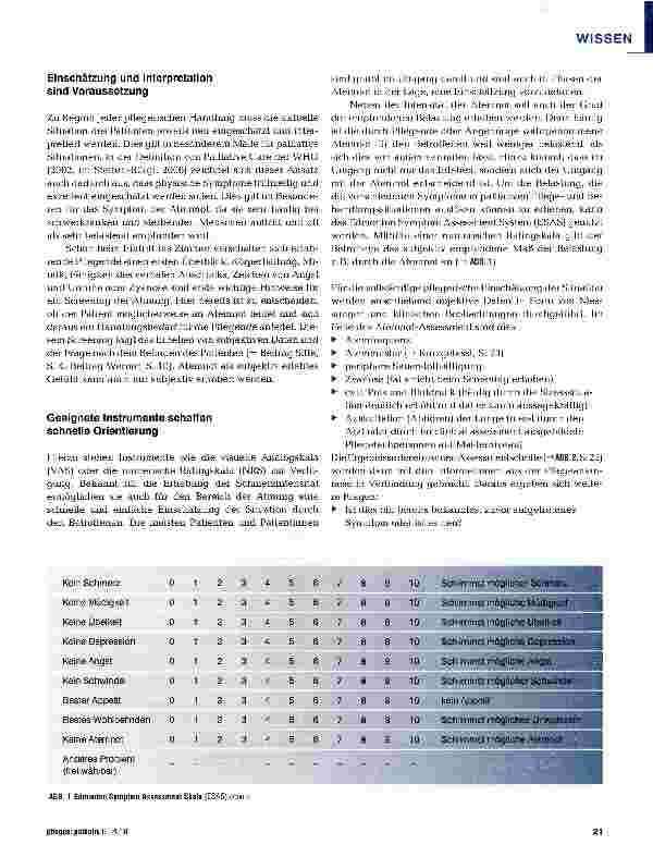 Vorschauseite 2: Pflegerisches Assessment bei Atemnot