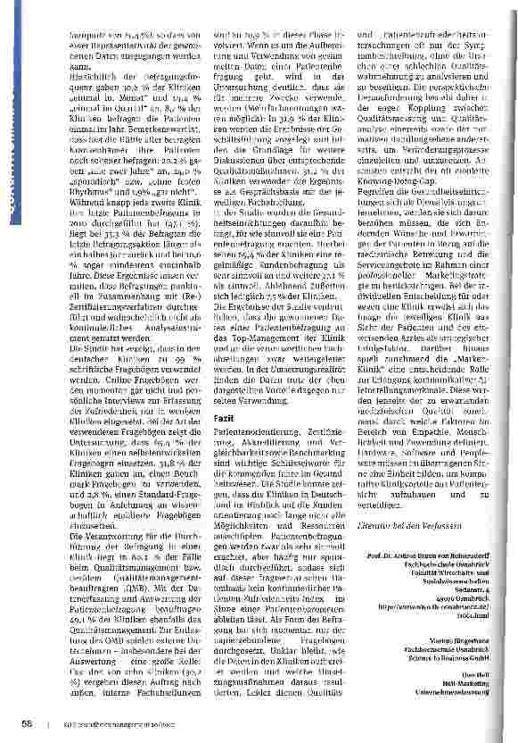 Vorschauseite 3: Patientenzufriedenheit als neue Dimension des Qualitätsbegriffes