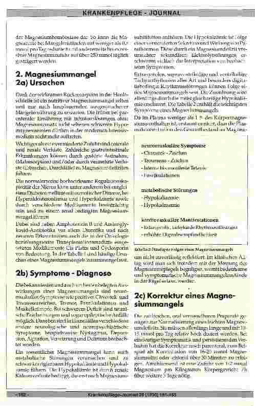 Vorschauseite 2: Welche Bedeutung hat das Magnesium?