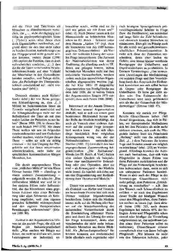 Vorschauseite 3: Einige kritische Anmerkungen zum Menschenbild in ausgewählten Pflegemodellen
