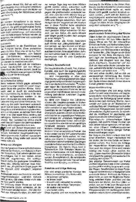 Vorschauseite 4: Das Stillen