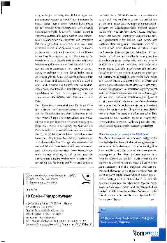 Vorschauseite 2: Das neue Berufsbild der Ärzte