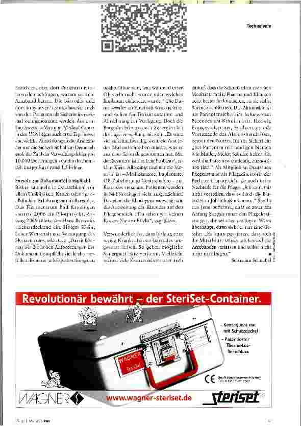 Vorschauseite 4: Weniger Medikamentenfehler