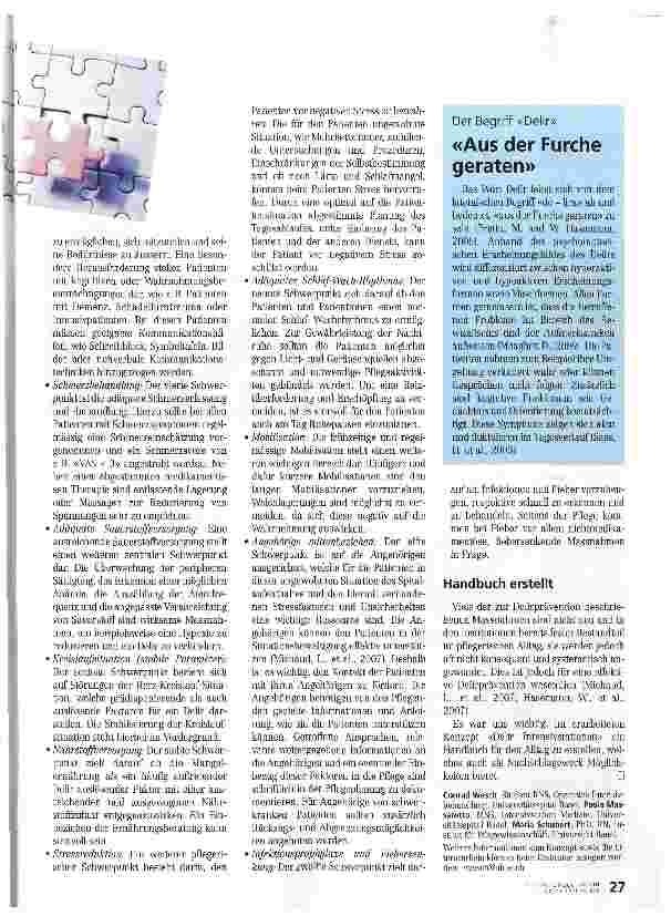 Vorschauseite 2: Wirksame pflegerische Delirprävention