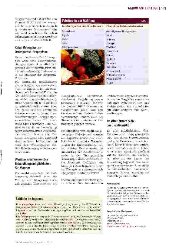 Vorschauseite 3: Kalzium wird bei Prophylaxe häufig überschätzt
