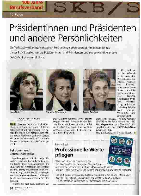 Vorschauseite 1: Präsidentinnen und Präsidenten und andere Persönlichkeiten