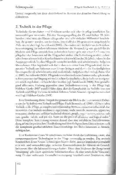 Vorschauseite 3: Technikkompetenzen in der Pflege -Anforderungen im Kontext der Etablierung Neuer Technologien in der Gesundheitsversorgung