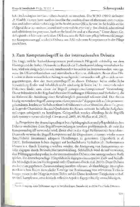 Vorschauseite 6: Technikkompetenzen in der Pflege -Anforderungen im Kontext der Etablierung Neuer Technologien in der Gesundheitsversorgung