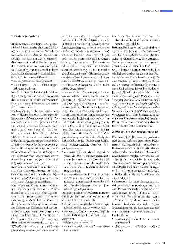 Vorschauseite 2: Wie viel Fachkenntnisse braucht eine EUP?